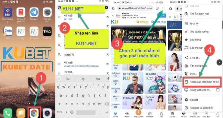 Tải app Kubet cho Android siêu dễ